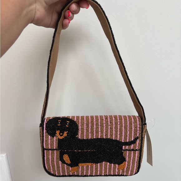 VIRAL ANTHROPOLOGIE FIONA DOG BAG DASCHUND - Picture 2 of 7